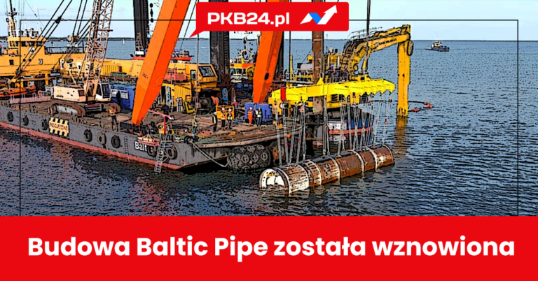 Budowa Baltic Pipe, prace podwodne, wznowione