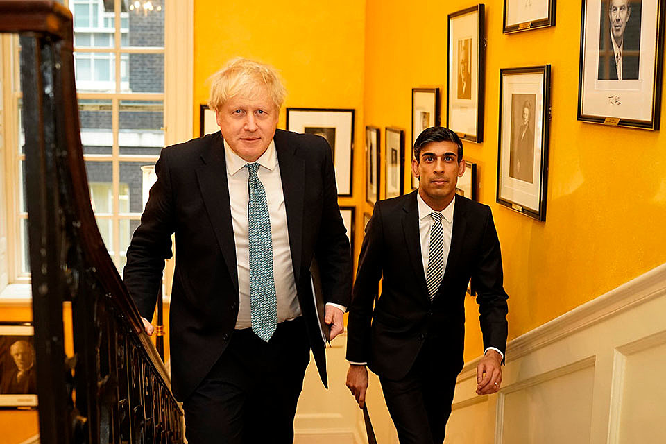 Boris Johnson i Rishi Sunak