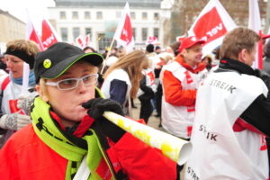 Strajk niemieckich związków zawodowych