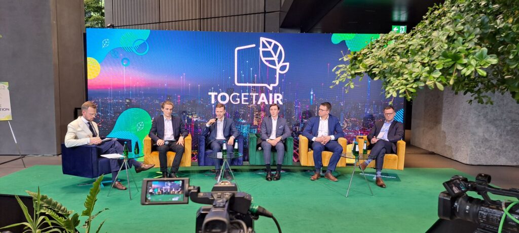 Panel dyskusyjny na konferencji ekologicznej TOGETAIR.