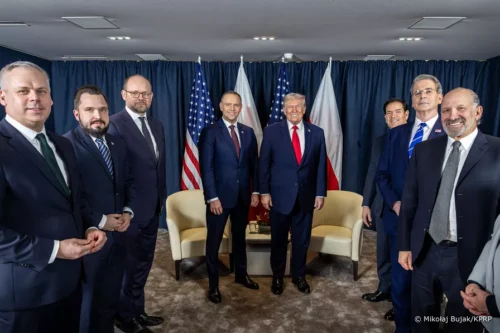 Davos. Spotkanie Prezydentów Polski i Stanów Zjednoczonych, fot.: Mikołaj Bujak KPRP