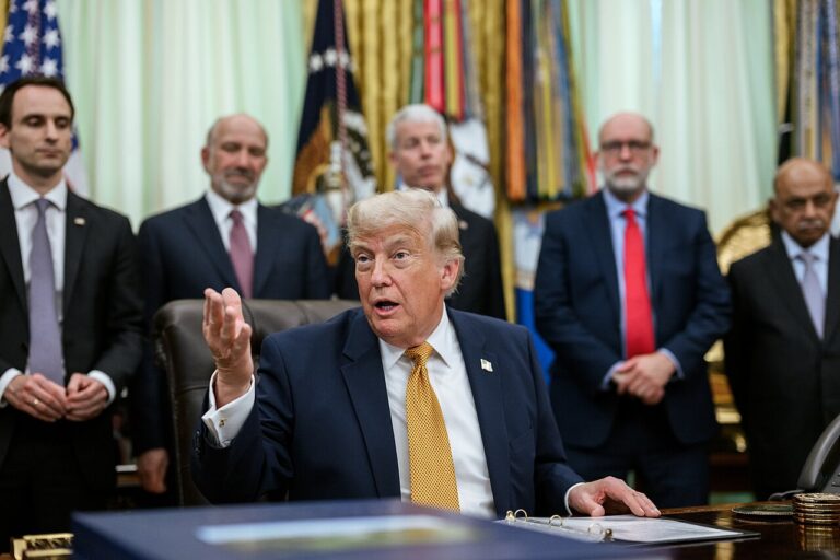 Trump w gabinecie