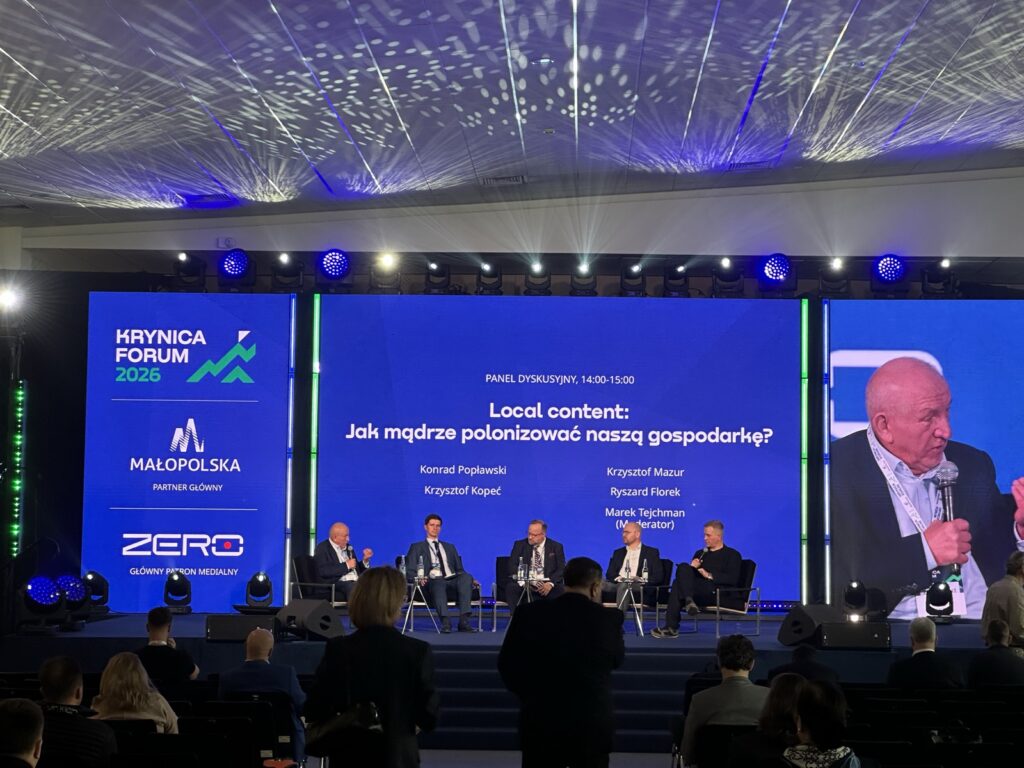 Panel dyskusyjny Local content na Krynica Forum 2026