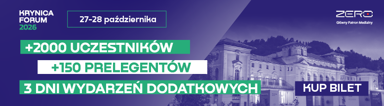Baner Krynica Forum 2026 z datą i programem